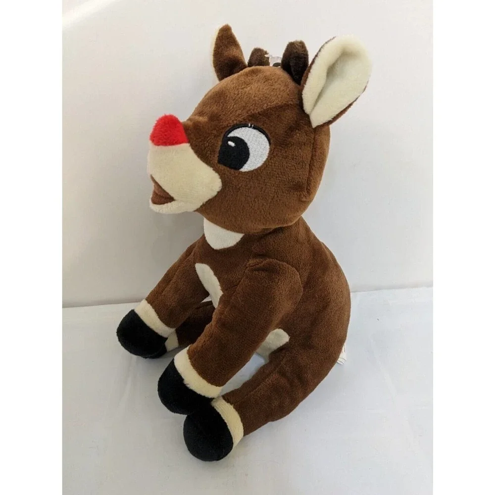 Rudolph The Red Nose Reindeer Plush Stuffed Dog Pet Toy New Christmas Gift